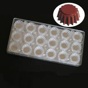 Molde Magnético para Transferencia de Chocolate HY, Molde de Policarbonato para Chocolate y Dulces en Forma de Triángulo, Redondo y Corazón - Product Image 2