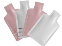 Sachets d'emballage personnalisés en forme de bouteille pour échantillons miniatures de 5 ml, 10 ml, 20 ml, 30 ml – Idéal pour gel énergétique, miel et liquides
