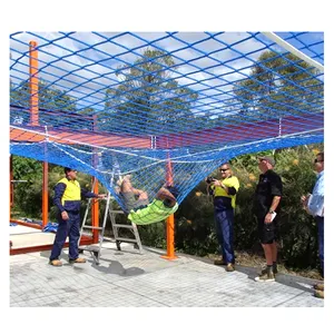 Factory Wholesale Knotless High Strength Polypropylene Polyester Fall Protection Net Safety Net With Cheap Price