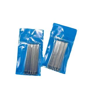 Aiguilles à grande ouverture en acier inoxydable, taille 50, 10 aiguilles par paquet, aiguilles à coudre à la main, aiguilles en sachet transparent, à grande ouverture - Product Image 3