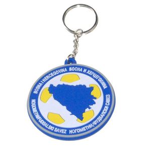 Custom Promotional Price Oem Odm Give Away Mini Soft Pvc Personalised Keyring Keychains with logo - Product Image 4