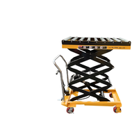 Table élévatrice hydraulique manuelle, mini table élévatrice à ciseaux, table élévatrice pour voiture, vente en gros, puissance maximale, table élévatrice à ciseaux simple