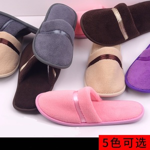Pantuflas Personalizadas con Logotipo para Hombre y Mujer, Pantuflas Desechables Lavables para <span class=keywords><strong>Spa</strong></span> y <span class=keywords><strong>Hotel</strong></span>, Producto para el Hogar Inteligente, para Star <span class=keywords><strong>Sheraton</strong></span> Plush - Product Image 6