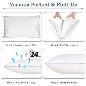 Hôtel 48x74cm coton <span class=keywords><strong>taie</strong></span> <span class=keywords><strong>d</strong></span>'<span class=keywords><strong>oreiller</strong></span> <span class=keywords><strong>d</strong></span>épôt haute qualité <span class=keywords><strong>plume</strong></span> velours/duvet de canard/duvet <span class=keywords><strong>d</strong></span>'<span class=keywords><strong>oie</strong></span> <span class=keywords><strong>oreiller</strong></span> de sommeil personnalisé - Product Image 2