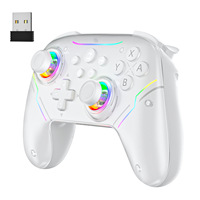 Nouvelle manette de jeu sans fil, joystick haute précision avec éclairage RVB, compatible avec plusieurs plateformes pour Switch