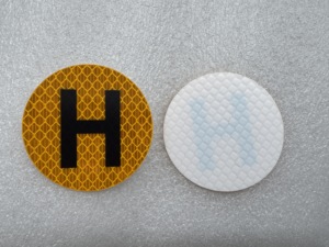 <span class=keywords><strong>Espagne</strong></span> Pegatina Novato En La Carretera H Avertissement réfléchissant Novice DGT H Sticker - Product Image 5