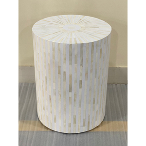 Table basse ronde en bois massif de chêne naturel moderne pour salon, chambre d'hôtel, table basse de luxe pour l'extérieur, table basse unique - Product Image 3