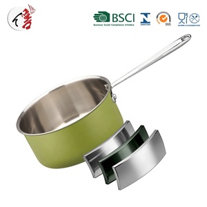 High Quality Mini Kitchenware Morden Style Non Stick <strong>Cookware</strong> Tirply <strong>Stainless</strong> Steel Saucepan <strong>Cookware</strong> - Product Image 1