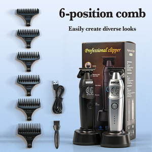 Nuovo Arrivo BRD: Tosatrice <span class=keywords><strong>Professionale</strong></span> per Barbiere, Potente Regolabarba con Motore Rotante per Uomo - Product Image 4