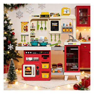 Juego de Cocina en Miniatura para Niños, con Estufa, Gabinete y Utensilios, para Jugar a la Cocina, Desarrollar la Imaginación y el Aprendizaje en Interiores - Product Image 5