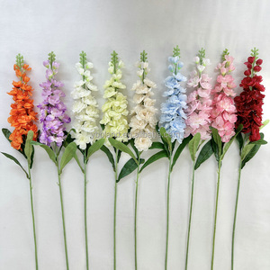 ดอกไม้ประดิษฐ์ผ้าไหมสีขาว ชมพู ฟ้า แดง ม่วง ส้ม คุณภาพสูง ขายส่ง L-APF สำหรับตกแต่งงานแต่งงาน วันวาเลนไทน์ ขนาด 50 ซม. - Product Image 4