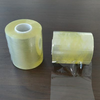 Film étirable en PVC pour usage agricole, modèle 001, emballage industriel, personnalisable, auto-adhésif, transparent, haute résistance à la traction