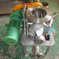 Vanne d'alimentation rotative à vis sans fin neuve, fournie directement par l'usine, pour usine de fabrication et restaurant, en acier inoxydable, garantie 1 an