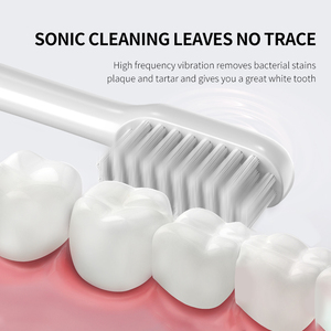 <b>Electric</b> Toothbrush White Rechargeable IPX7 <b>Waterproof</b> 3 Modes Soft Nylon Bristles Type-C Charging Adult Use - Product Image 6