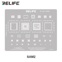 Ensemble de pochoirs en acier intégrés au CPU de la série RELIFE RL-044 SAM/15 pièces pour la réparation de téléphones portables