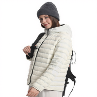 Veste matelassée en nylon épais réversible imperméable à fermeture éclair personnalisée OEM, taille plus, décontractée, respirante, pour homme
