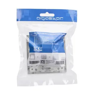 Toma de internet de 1 puerto, color blanco, con conectividad robusta para conectar dispositivos a la red en entornos domésticos o - Product Image 3