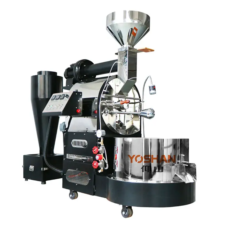 Stainless Steel 5Kg/6Kg/10kg/12kg Gas Coffee Roasting Equipment Roaster Machine /Machine Bean product processing machinery