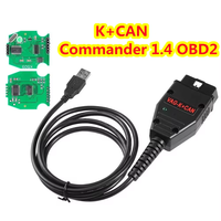 Nouvel outil de diagnostic OBD2 K+CAN Commander 1.4 avec câble à puce FT232RL PIC18F25K80