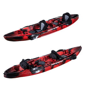 Kayak Familiare da 3 Persone Sit-on-Top da Crociera e Pesca Canoa a Remi per <span class=keywords><strong>Adulti</strong></span> per Uso Turistico e Fluviale - Product Image 4
