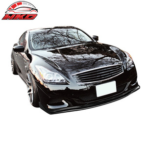 เหมาะสำหรับ Infiniti G37คูเป้และ Q60 08-14 EVO สไตล์กันชนหน้าลิปสปอยเลอร์ PU ที่มีคุณภาพสูงอุปกรณ์เสริมภายนอก - Product Image 2