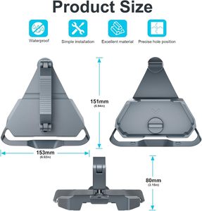 Di alta qualità Starlink Mini V4 veicolo regolabile in alluminio tetto palo montaggio in metallo da viaggio Kit per parabola satellitare - Product Image 5
