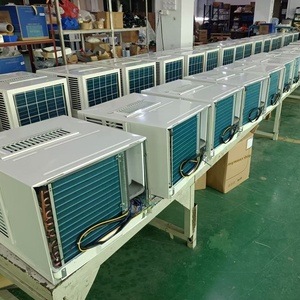 Unité de stockage frigorifique intégrée compacte et simple, ensemble complet d'équipements avec fenêtre, climatiseur et ventilateur pour la conservation des aliments frais - Product Image 1