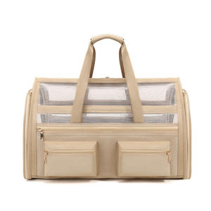 Oxford Malzeme Çapraz Askılı Köpek Kedi Taşıyıcısı, Çift Dış Cepli, Nefes Alabilen Tasarım ve Geniş Alan - Model B45 (Baoding) - Product Image 5