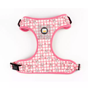 2025 merah muda mewah desain khusus nilon anjing Harness disesuaikan tidak ada tarik perlengkapan untuk hewan peliharaan kecil sublimasi aksesoris hewan peliharaan - Product Image 2