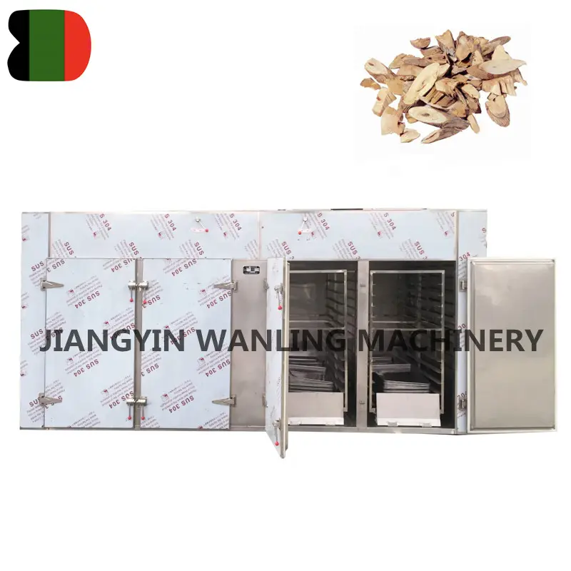 CT industrial 500kg turmeric chilli dates food drying hot air tray dryer oven dehydrator machine