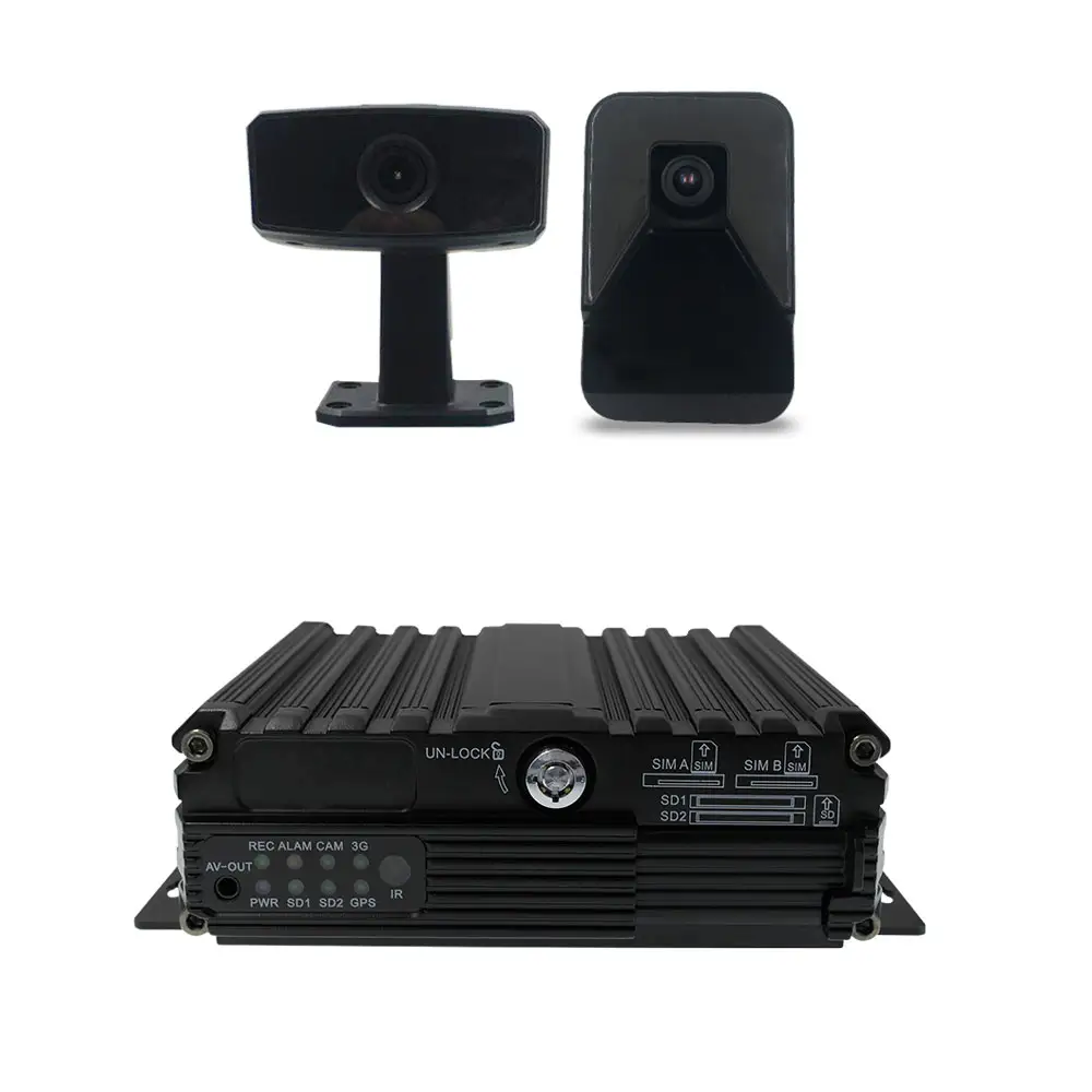 Bộ Dvr 4ch Di Động Dòng L Mới Nhất VM-1404AN Cctv Xe Buýt Với DSM & ADAS Camera Với Chức Năng AI DVR Di Động