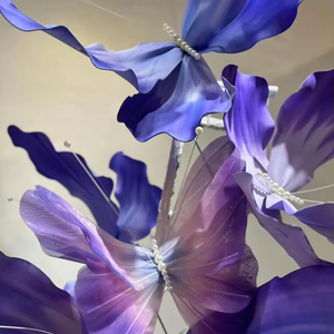 ผีเสื้อสีม่วงทำมือขนาดใหญ่จากโฟม EVA สำหรับตกแต่งงานอีเว้นท์ งานแต่งงาน และงานแสดงต่างๆ - Product Image 4