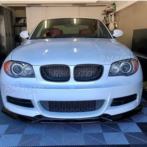 Para BMW Serie 1 E82 E88 M Sport 2007-2013, alerón delantero para parachoques, divisor de labios, 125i 128i 135i 120i, estilo fibra de carbono - Product Image 4