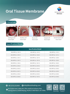 Membrana orale del collagene impianto dentale Sterile del dente dello strato del collagene dentale - Product Image 4