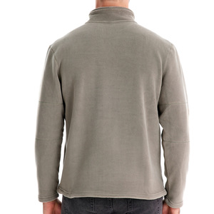 Sudadera de punto con cuello alto y media cremallera para hombre, de forro polar, manga larga, transpirable, grosor estándar, para ocio, otoño-invierno - Product Image 6