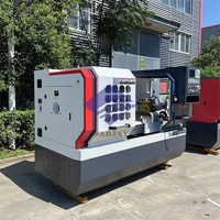 Tour CNC à banc plat horizontal WADJAY CK avec commande Fanuc et double broches, usinage 3 axes, léger, à vendre