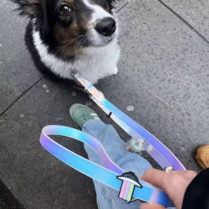 Correa de Tracción para Mascotas de Alta Calidad, Duradera, de Lujo, Ecológica y Colorida, con Revestimiento de Goma de Doble Capa, <span class=keywords><strong>Collar</strong></span> de PVC Impermeable para Perros - Product Image 2