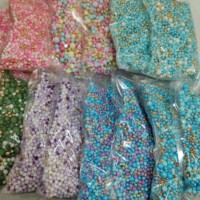 Perles de sucre comestibles pour gâteaux, 1 kg/paquet, perles de sucre colorées, perles de sucre comestibles, décorations pour gâteaux