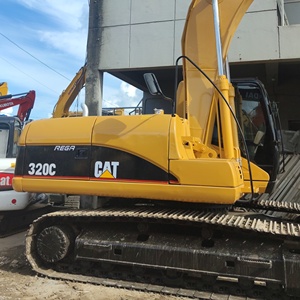 Excavatrice Caterpillar 320C d'occasion, d'origine japonaise, 320DL 320C, 20 tonnes, excavatrice sur chenilles moyenne, moteur de construction, en vente - Product Image 1