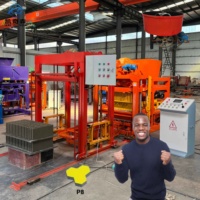Vente directe d'usine - Machines automatiques de fabrication de briques QT 4-25, moules à blocs de ciment et machines à briques creuses en béton