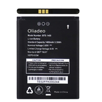 Batterie BTE-1400 de haute qualité 1400mAh / 5.39Wh pour Verizon Orbic Journey V RC2200L