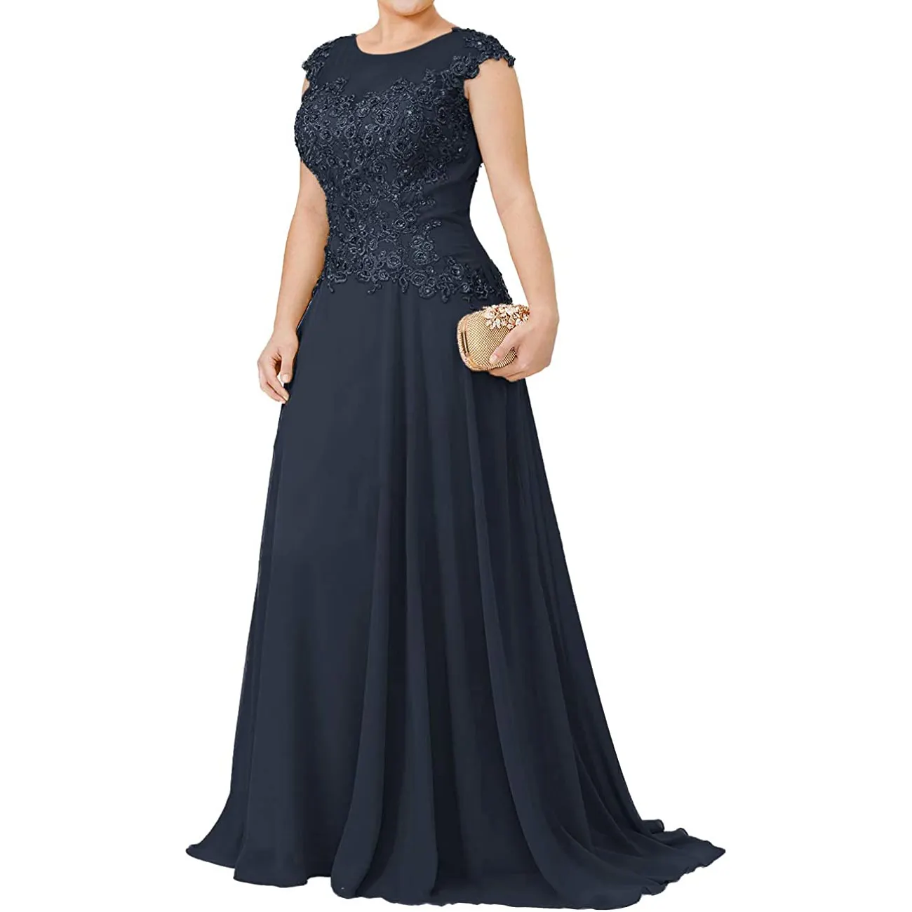 Vestido de noche con cuentas para mujer, vestidos formales de fiesta con cuello en V, Vestidos de Noche de diamantes de talla grande, vestidos informales de baile