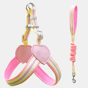 Rarewe Aksesori hewan peliharaan, Set harnes anjing berbentuk Y, tali anjing warna, harnes anjing untuk Highland White <span class=keywords><strong>Terrier</strong></span> Barat - Product Image 1