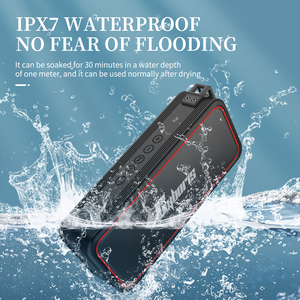 Altavoz Portátil Inalámbrico X7 de 20W, Impermeable IPX7, Bajos Profundos, Batería de 24H, 3600mAh, Compatible <span class=keywords><strong>con</strong></span> TF/AUX TWS Boombox - Product Image 3