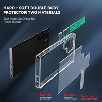 Coque transparente pour téléphone portable avec béquille pour Samsung Galaxy S26 S25 S24 S23 Ultra Plus 22 – Étuis avec support – Produits en dropshipping 2026