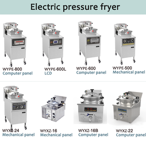 Cucina commerciale kfc 220v friggitrici a pressione di gas per interni friggitrice elettrica singola macchina e automatica per ristorante - Product Image 4