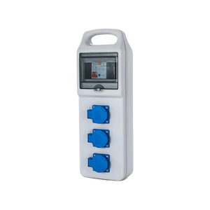 IP54 Waterproof Portable Socket <b>Box</b> with 1P+N RCD and 3x10A Sockets ABS Material for Outdoor Use,Portable socket <b>box</b> - Product Image 1