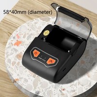 Printer termal sistem Pos seluler Bluetooth Mini, Printer termal 58mm harga murah untuk Android