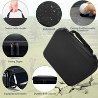 Nylon-Reißverschluss-Tasche für Golfzubehör, Wasserdicht und Geruchsdicht, Tragetasche für Golftees und Handschuhe