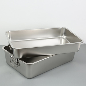 Caja de arena para gatos de metal y plástico, rectangular, plateada, a prueba de salpicaduras, 60x40x40 cm - Product Image 3